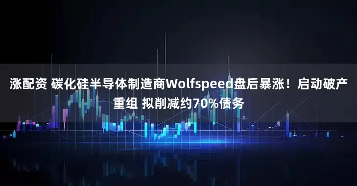 涨配资 碳化硅半导体制造商Wolfspeed盘后暴涨！启动破产重组 拟削减约70%债务